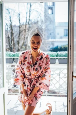 Outlet Szlafrok o kroju kimono - model 1 Szlafroki