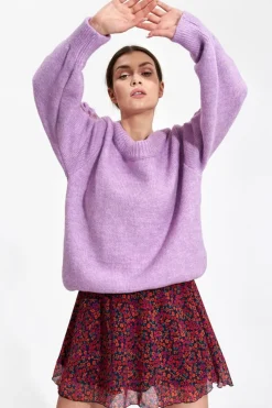 Outlet zyfonowa pódnica ini - wzór 134 Odzież Casualowa|Spódnice