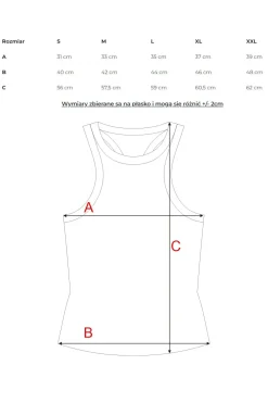 Discount Top z dzianiny prążkowanej - beżowy Odzież Casualowa|Dobry Skład