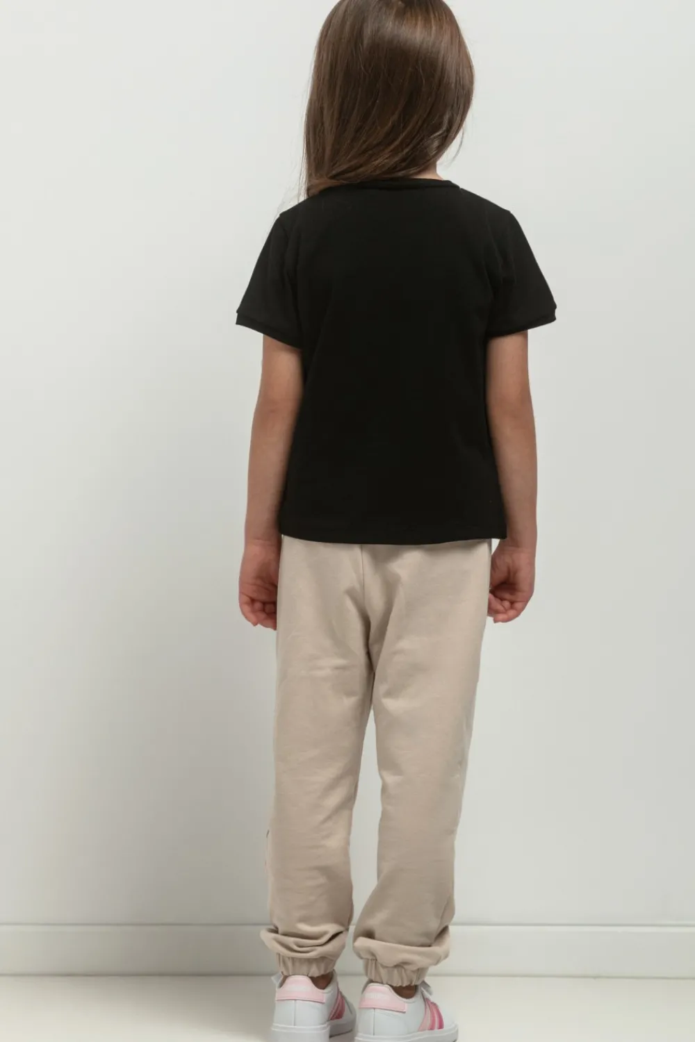 Hot T-shirt dla dziewczynki - czarny Dzieci Odzież Dziecięca|Dobry Skład