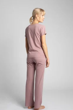 Clearance T-hirt do pania z dekote w erek - wrzoowa Piżamy