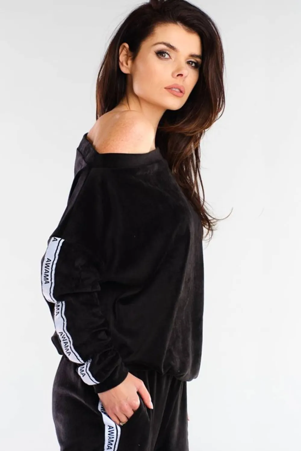 Best Weurowa buza z apaai - czarna Odzież Casualowa|Bluzy
