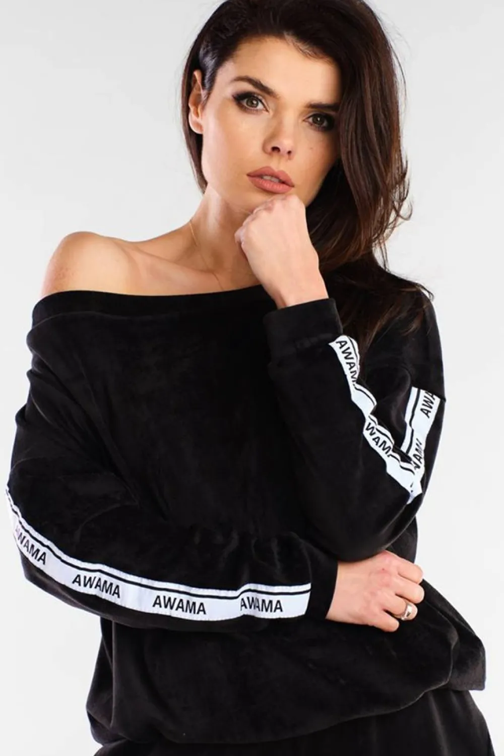 Best Weurowa buza z apaai - czarna Odzież Casualowa|Bluzy