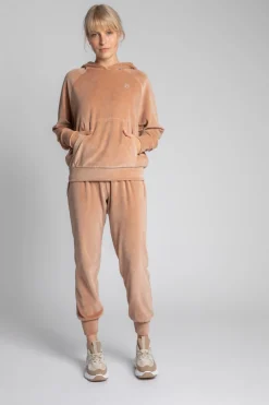 Sale Weurowa buza z nietoperzowyi rękawai - beżowa Odzież Casualowa|Bluzy
