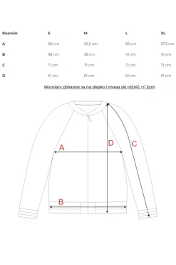 Best Weurowa buza z ozdobnyi ankietai - bordowa Odzież Casualowa|Dobry Skład