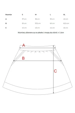 Discount Weurowa pódnica ini - czarna Odzież Casualowa|Dobry Skład