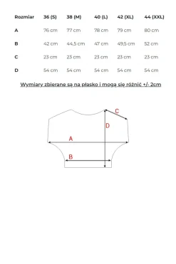 Clearance Wikozowa buza z opadający raienie - niebieka Odzież Casualowa|Dobry Skład