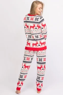 Best Świąteczny sweter w renifery - biały Swetry