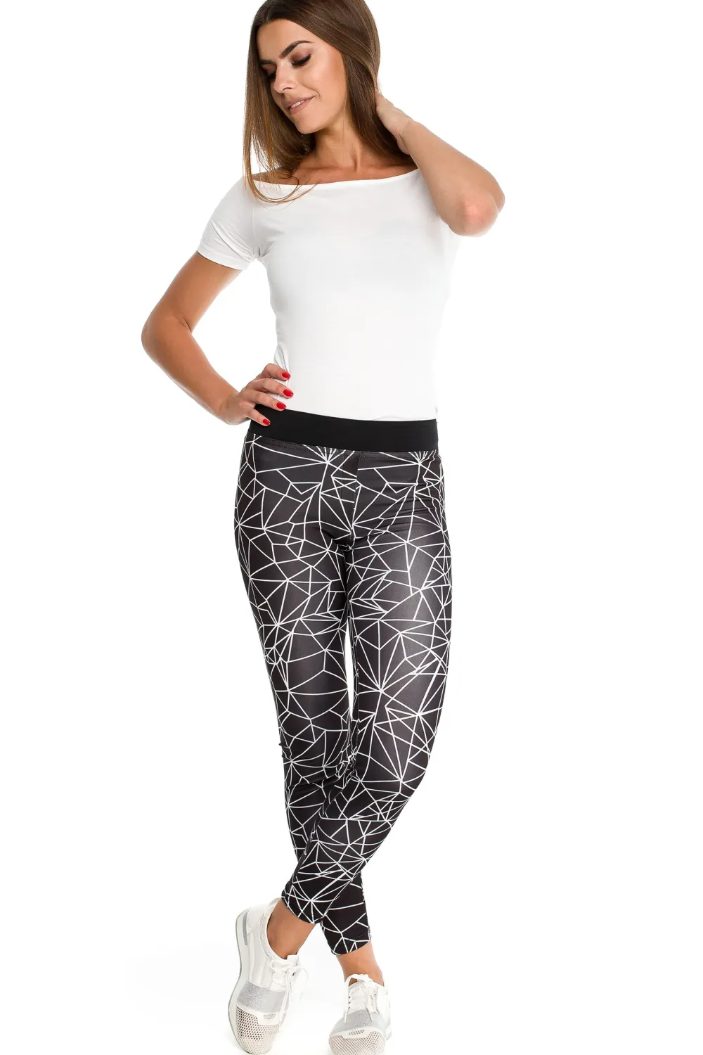 Clearance Wygodne kofortowe egginy Legginsy