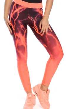 Outlet Wygodne portowe egginy na fitne Kolory I Printy Sezonu|Legginsy