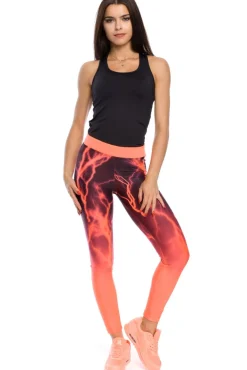 Outlet Wygodne portowe egginy na fitne Kolory I Printy Sezonu|Legginsy