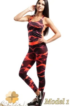 New Wyjątkowe legginsy fitness we wzory Legginsy