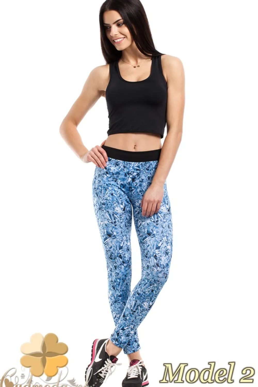 Sale Wyzczupające egginy portowe we wzory - ode 2 Legginsy