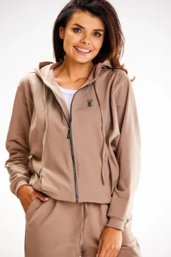New Zauwana buza daka z kapture - atte Odzież Casualowa|Bluzy