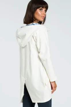 Clearance Zasuwana bluza z kapturem - ecru Odzież Casualowa|Dobry Skład