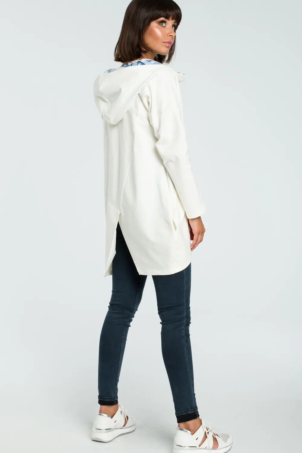 Clearance Zasuwana bluza z kapturem - ecru Odzież Casualowa|Dobry Skład